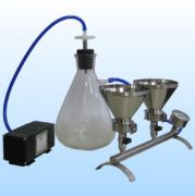 Прибор вакуумного фильтрования ПВФ- 47/1НБ (Коллектор с 1-ой воронкой, вакуумный насос, ресивер, фильтр-влагоотделитель)