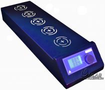 Мешалка магнитная US-1605 (5-мест*0,5л, до 1100 об./мин., без подогрева, нержав., цифров.контроллер)