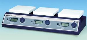 Мешалка магнитная SMHS-3 DAIHAN (3-х местн., цифровое управл, нагрев до +350°C, до 1500 об./мин.)