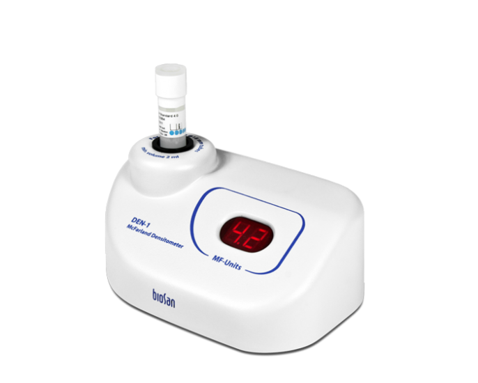 Денситометр DEN-1 McFarland для измерения мутности раствора, блок питания 230VAC/12VDC 300mA Euro Plug, BioSan