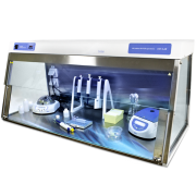 Бокс ПЦР UVT-S-AR BioSan DNA Cleaner для стерильных работ с УФ-рециркулятором, электронным таймером 0-24 ч